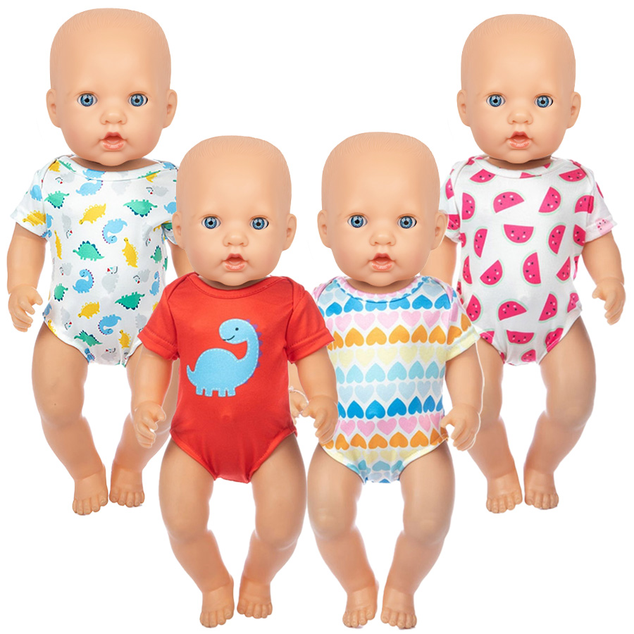Baby Products - Cartoon Dinosaurus Zwempak voor 16-18Inch Amerikaanse