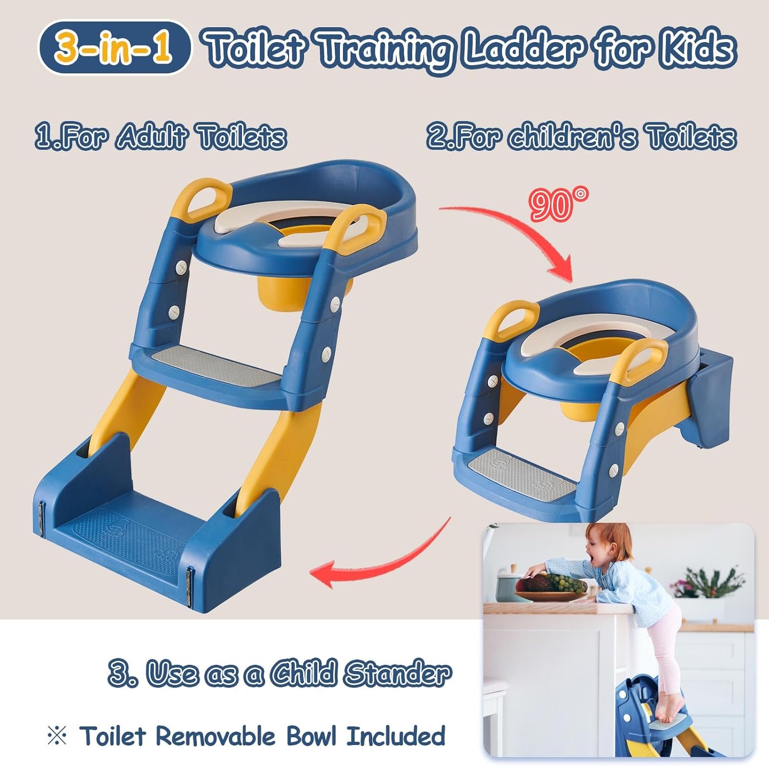 3-in-1 trainingsladder voor pe - Toddler Potty Training Seat recensie en prijs