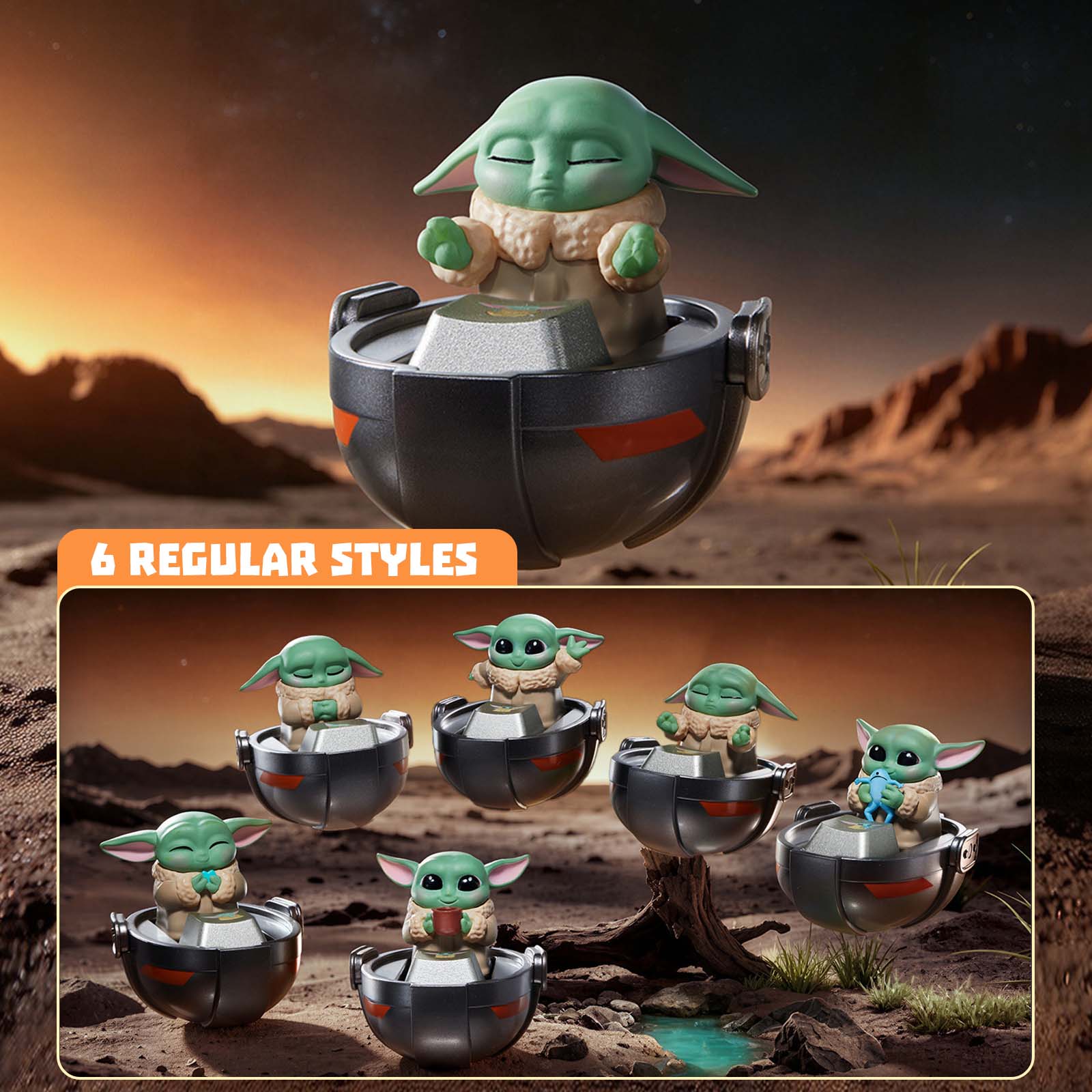 Star Wars Grogu Keycap Blind B - Baby Products Miniso recensie en prijs