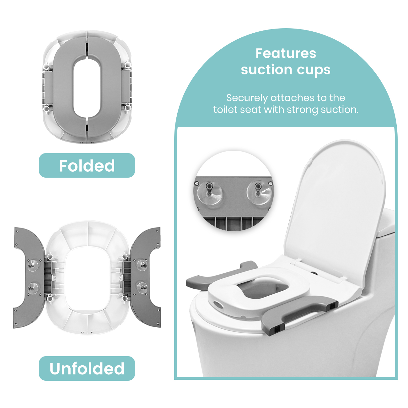 2-in-1 Go draagbaar potje, rei - Toddler Potty Training Seat recensie en prijs
